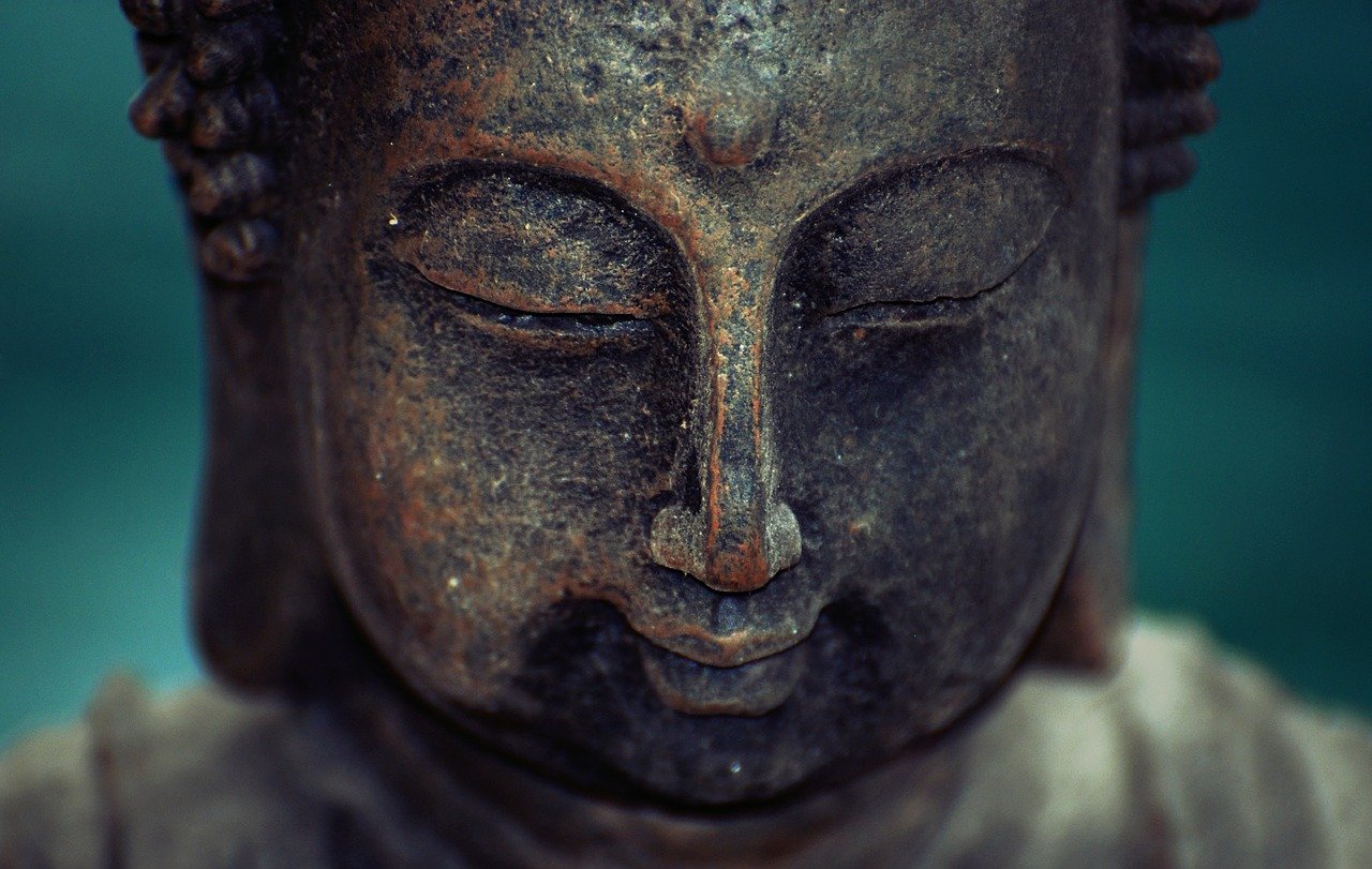 Peaceful Buddha statue